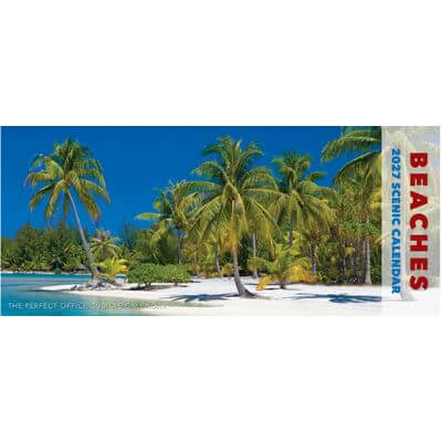 Beaches Panoramic 2027 Wall Calendar