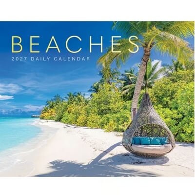 Beaches 2027 Desk Calendar