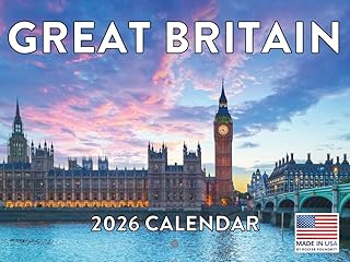 Great Britain 2026 Wall Calendar