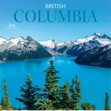 British Columbia 2026 Wall Calendar