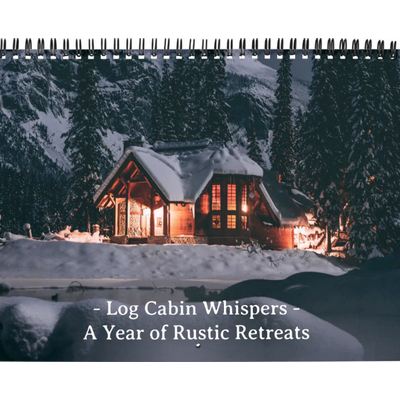 Log Cabin Whispers: A Year of Rustic Retreats Cal Calendar