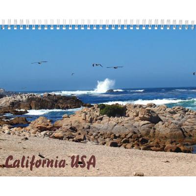 California USA Calendar