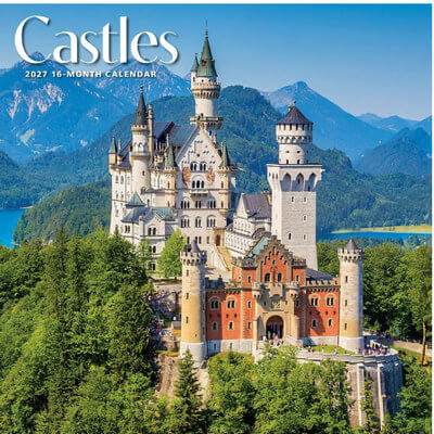 Castles 2027 Wall Calendar