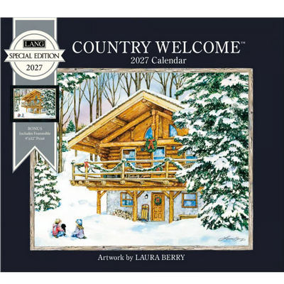 Country Welcome 2027 Wall Calendar by Laura Berry