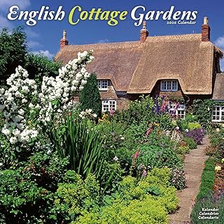 English Cottage Gardens 2026 Wall Calendar