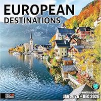 European Destinations 2026 Wall Calendar