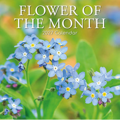 Flower of the Month 2027 Wall Calendar