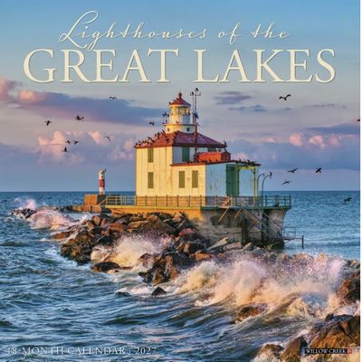 Lighthouses of the Great Lakes 2027 Wall Calendar