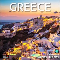 Greece 2026 Wall Calendar