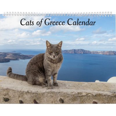 Cats of Greece Wall Calendar