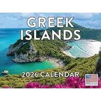 Greek Isles 2026 Wall Calendar