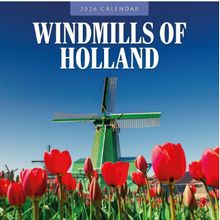 Windmills of Holland 2026 Wall Calendar