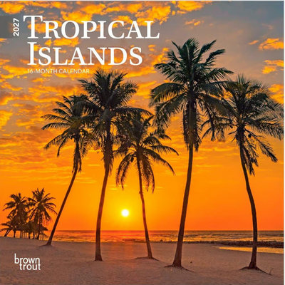 Tropical Islands 2027 Mini Wall Calendar