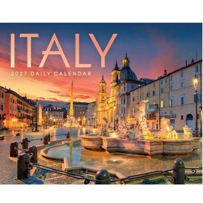 Italy 2027 Desk Calendar