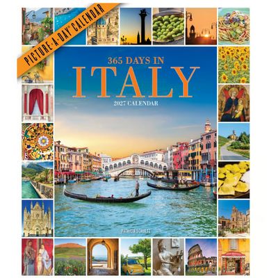 365 Days in Italy Picture-A-Day 2027 Wall Calendar