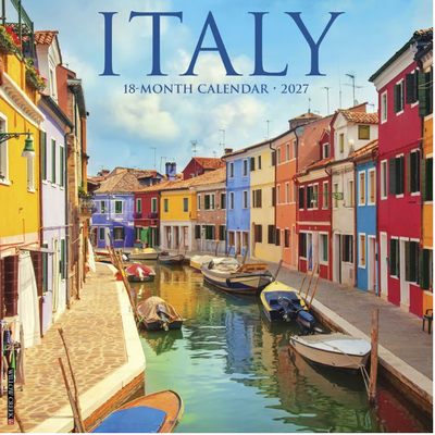 Italy 2027 Wall Calendar