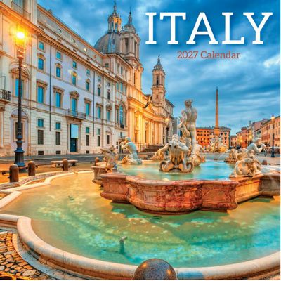 Italy 2027 Wall Calendar