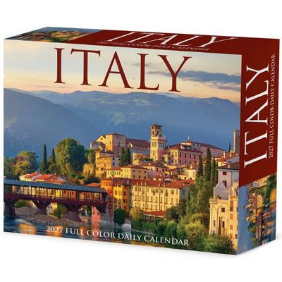 Italy 2027 Desk Calendar