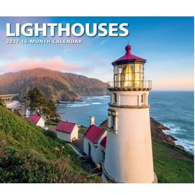 Lighthouses 2027 Deluxe Wall Calendar