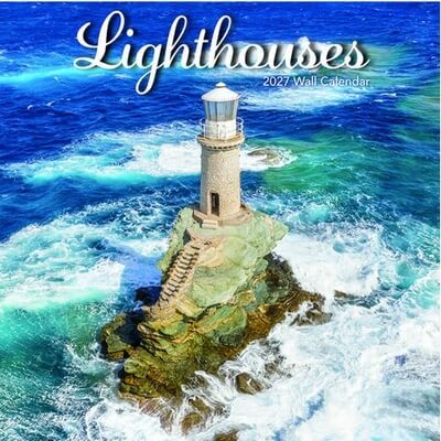 Lighthouses Photo 2027 Mini Wall Calendar