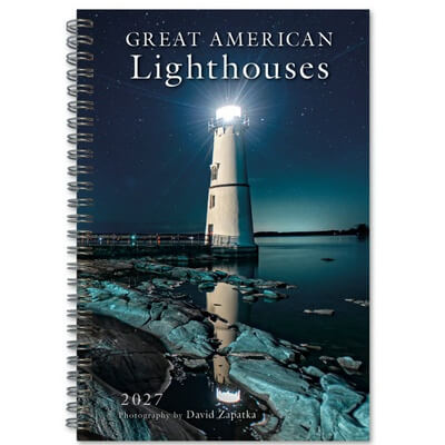 Great American Lighthouses 2027 Weekly Planner