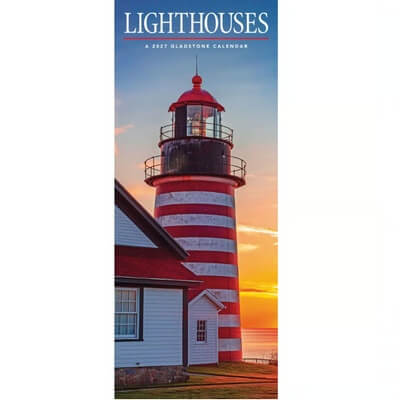 Lighthouses 2027 Poster Wall Calendar by Gladstone Media