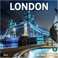 London 2026 Wall Calendar