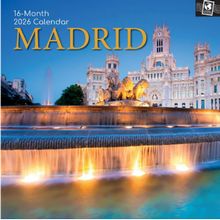 Madrid 2026 Wall Calendar