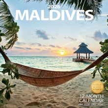 Maldives 2026 Wall Calendar
