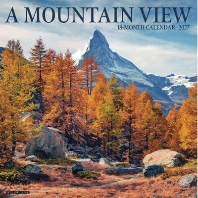 A Mountain View 2027 Wall Calendar