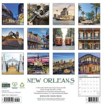 New Orleans 2027 Wall Calendar