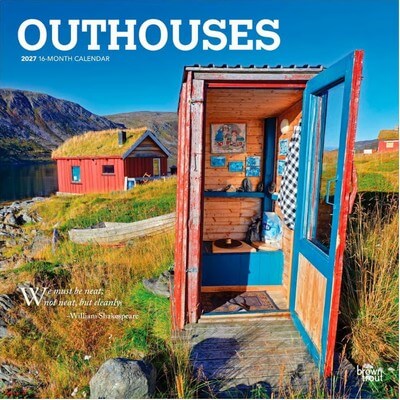 Outhouses 2027 Wall Calendar
