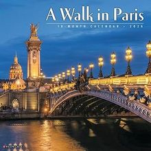 A Walk in Paris 2026 Wall Calendar