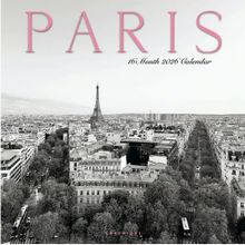 Paris 2026 Wall Calendar