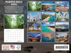Puerto Rico 2026 Wall Calendar