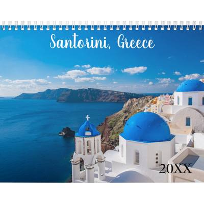 Santorini Wall Calendar