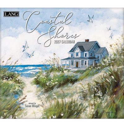 Coastal Shores 2027 Wall Calendar by Susan Winget
