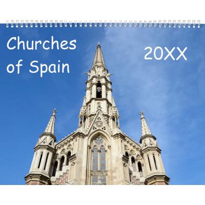 Churches of Spain Wall Calendar
