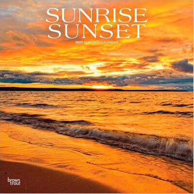 Sunrise Sunset 2027 Wall Calendar