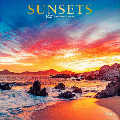 Sunsets 2027 Wall Calendar