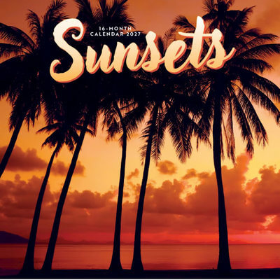 Sunsets 2027 Mini Wall Calendar
