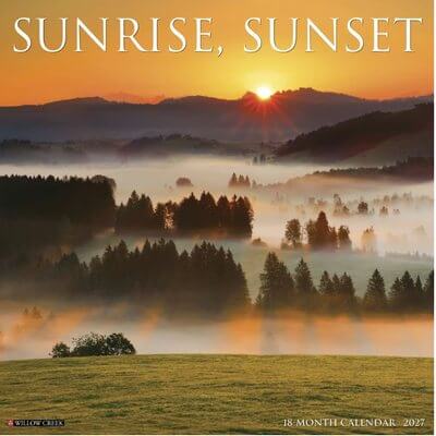 Sunrise Sunset 2027 Wall Calendar