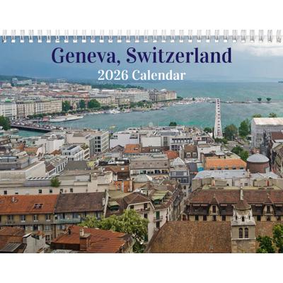Geneva, Switzerland Wall Calendar