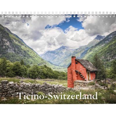 Ticino-Switzerland Wall Calendar