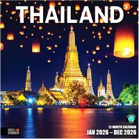 Thailand 2026 Wall Calendar