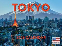 Tokyo 2026 Wall Calendar