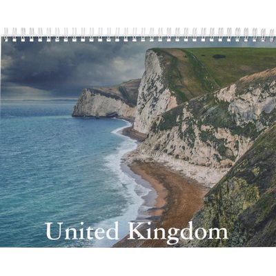 United Kingdom Wall Calendar