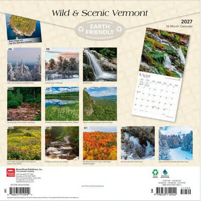 Vermont Wild and Scenic 2027 Wall Calendar