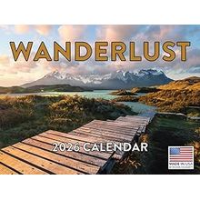 Wanderlust 2026 Wall Calendar