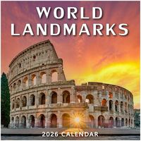 World Landmarks 2026 Wall Calendar